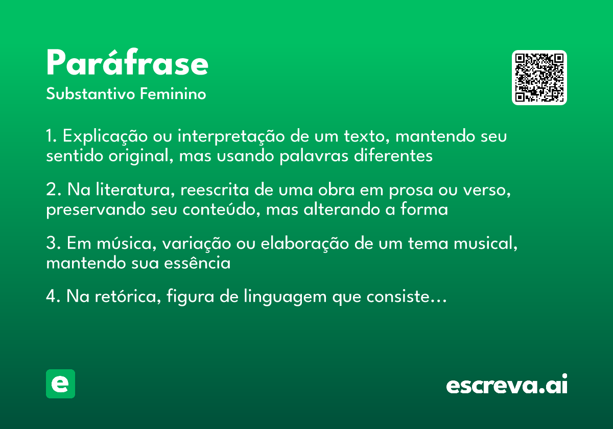 paráfrase