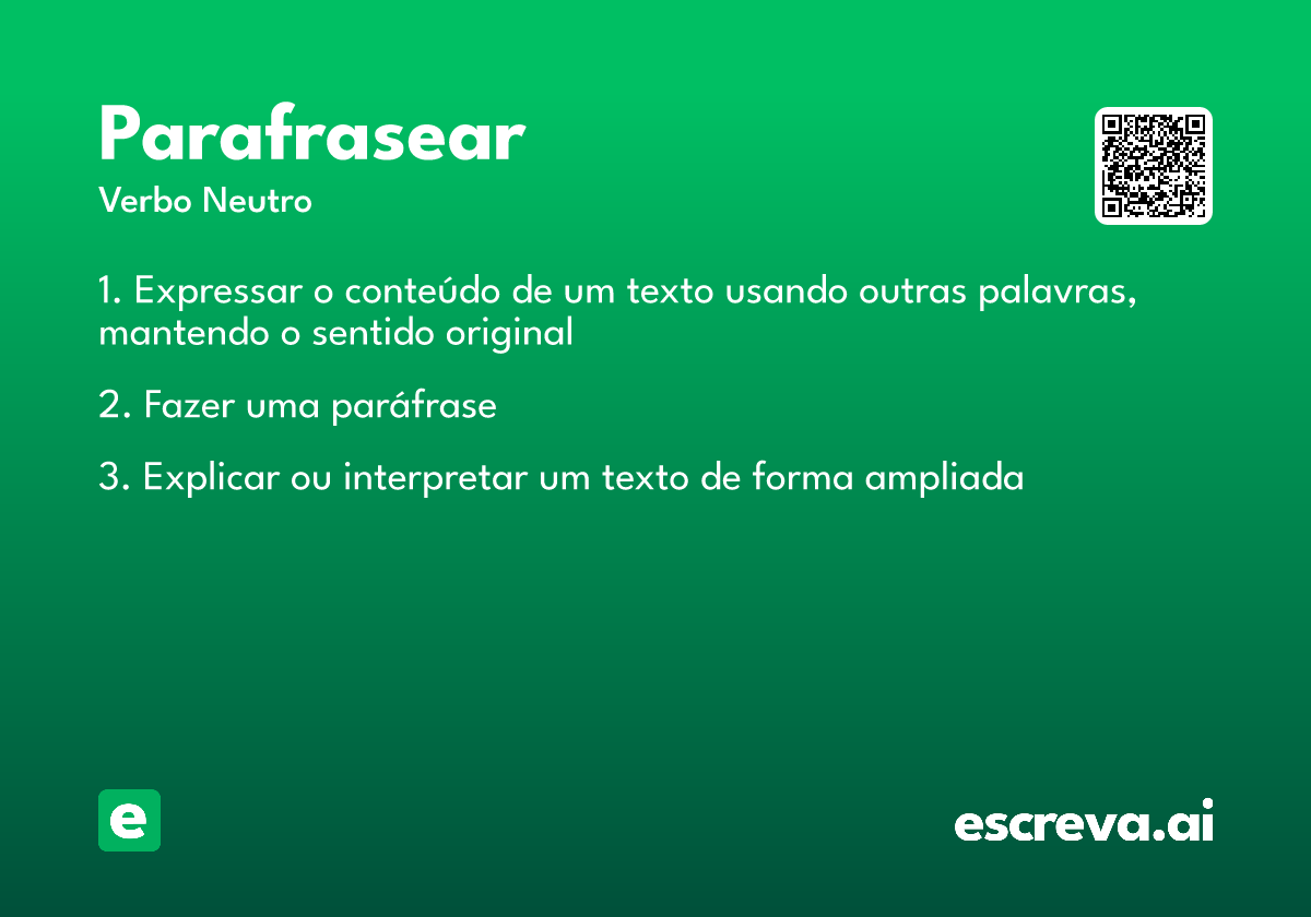 parafrasear