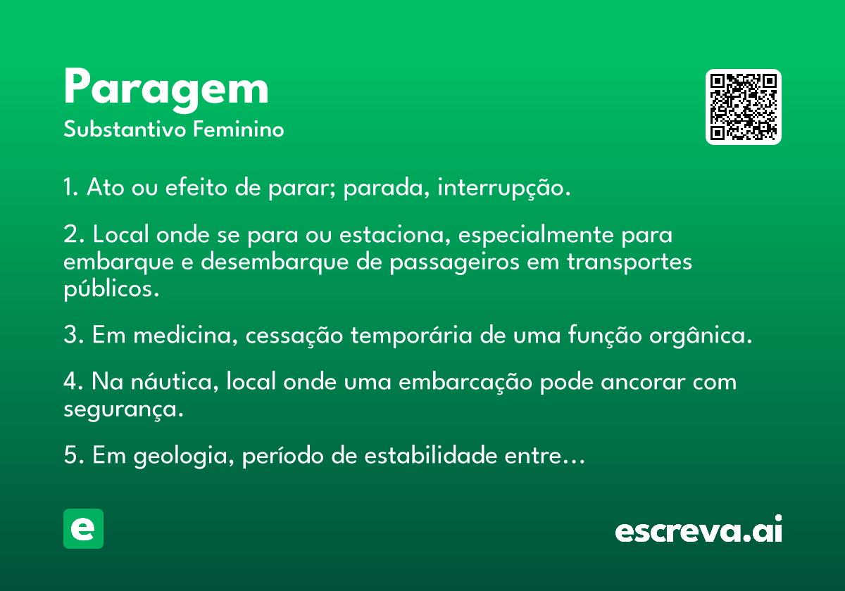 paragem