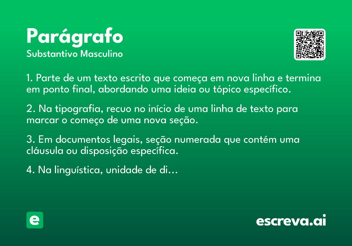 parágrafo
