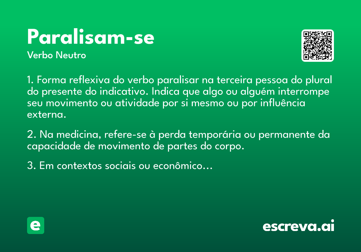 paralisam-se