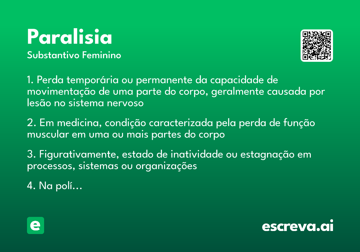 paralisia