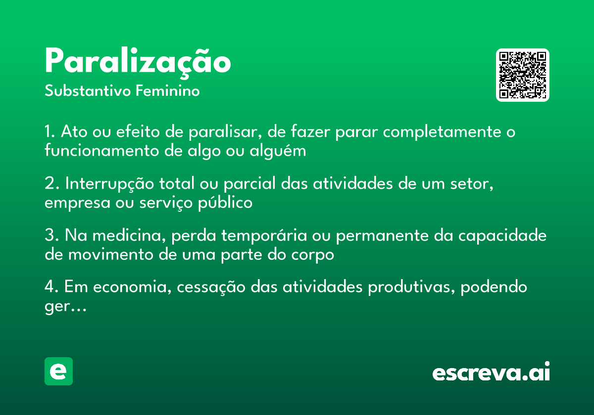paralização