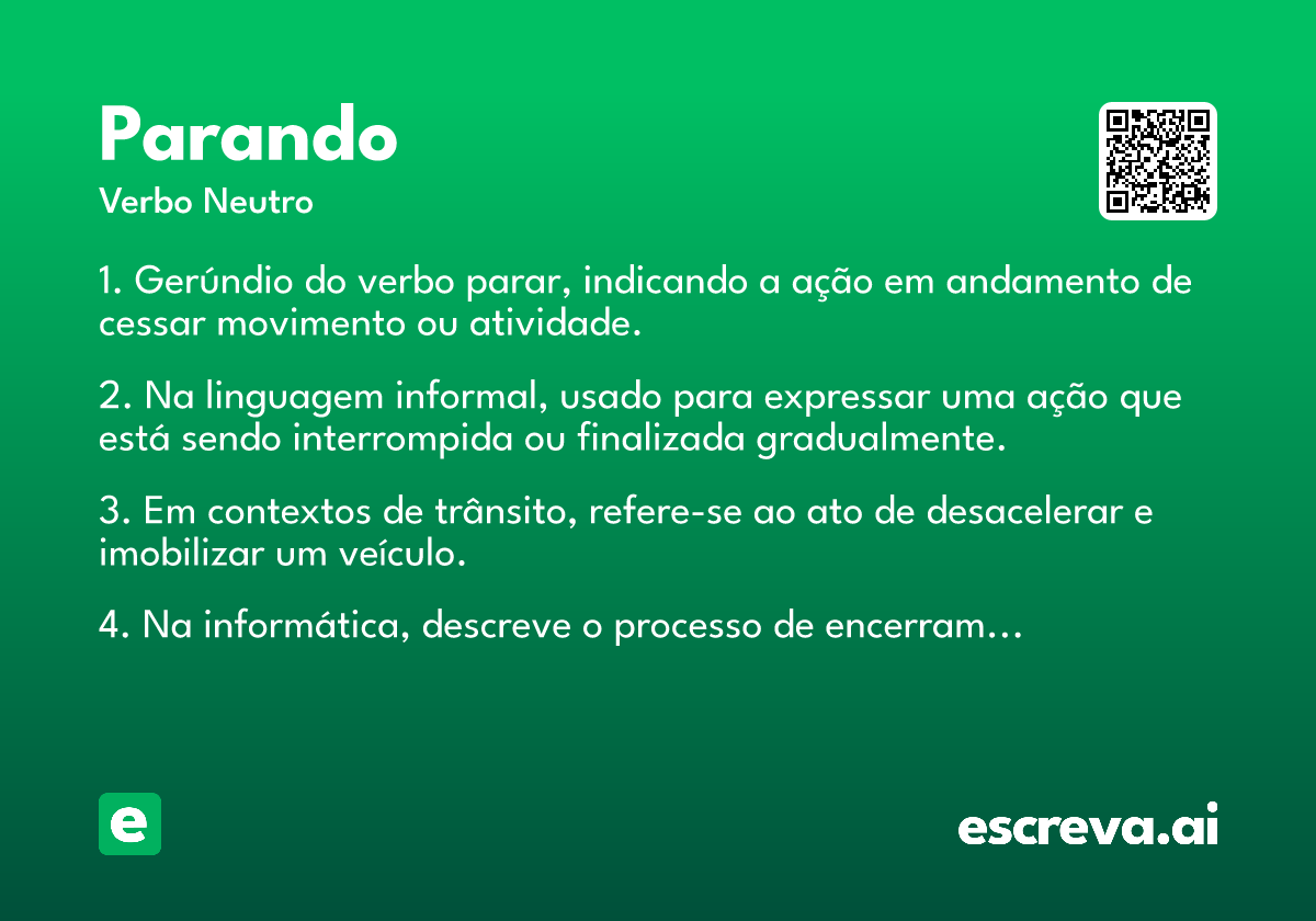 parando