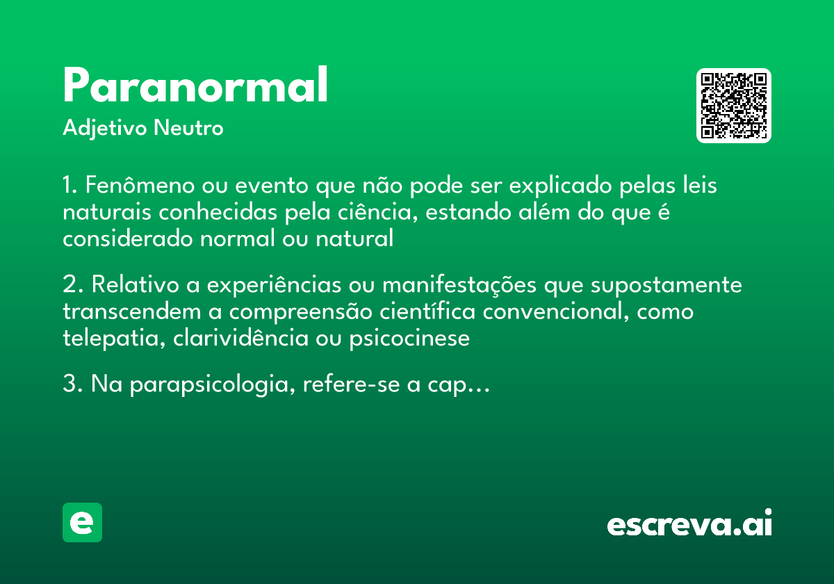 paranormal