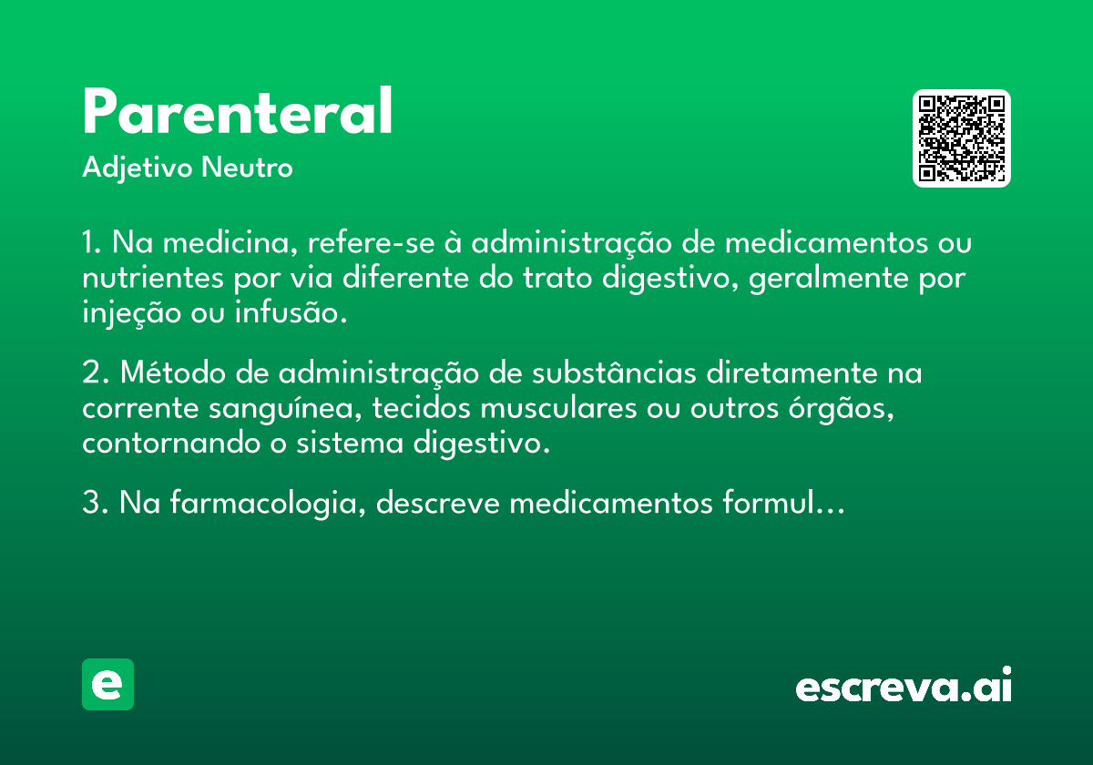 parenteral