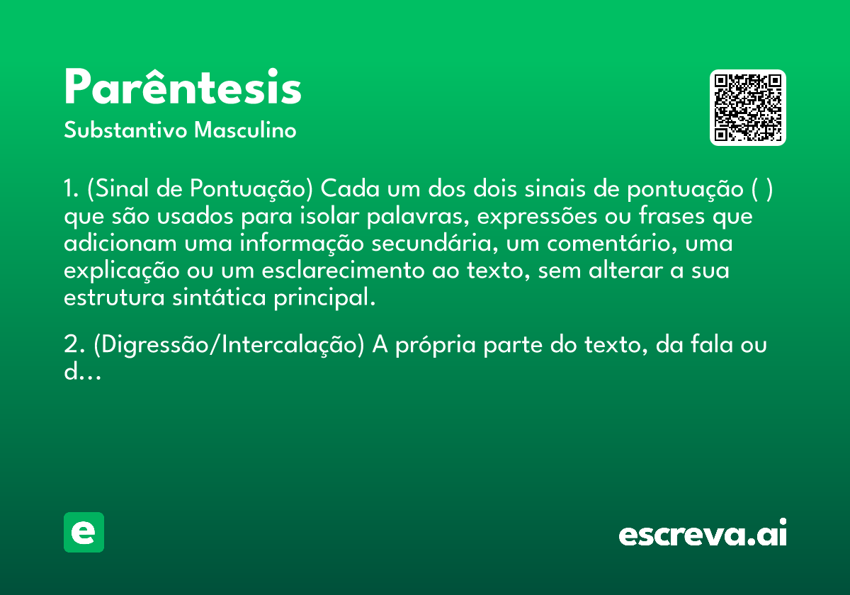 parêntesis