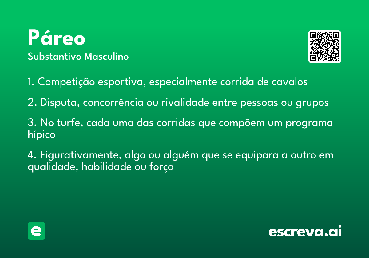 páreo