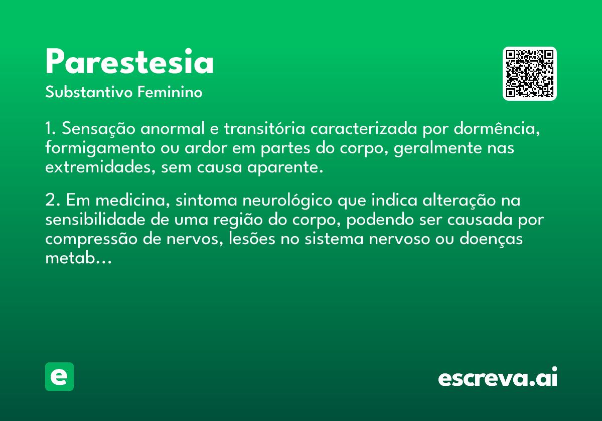 parestesia