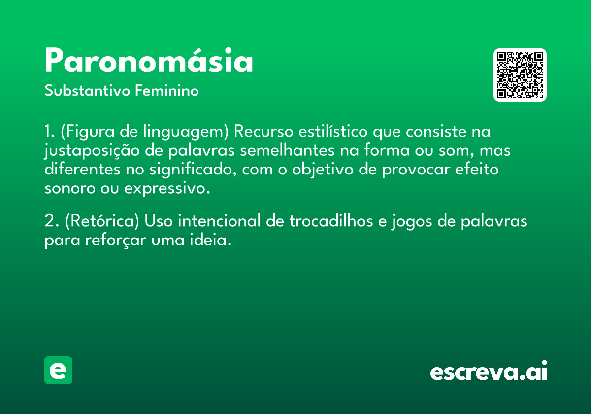 paronomásia