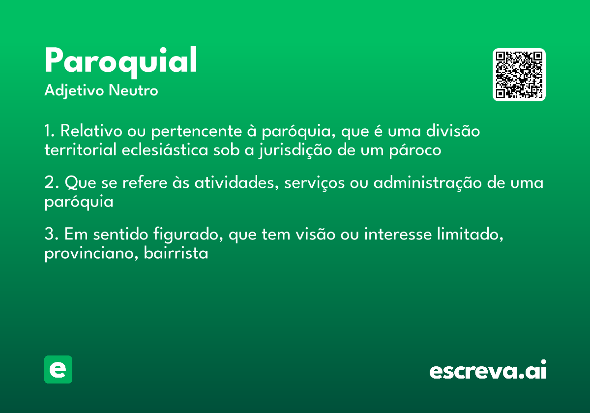 paroquial