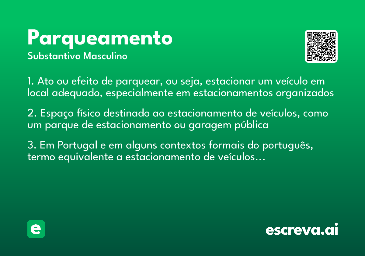 parqueamento
