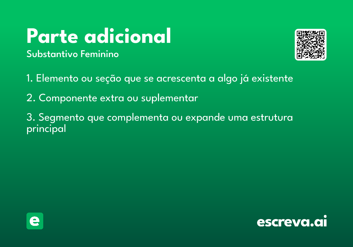 parte adicional