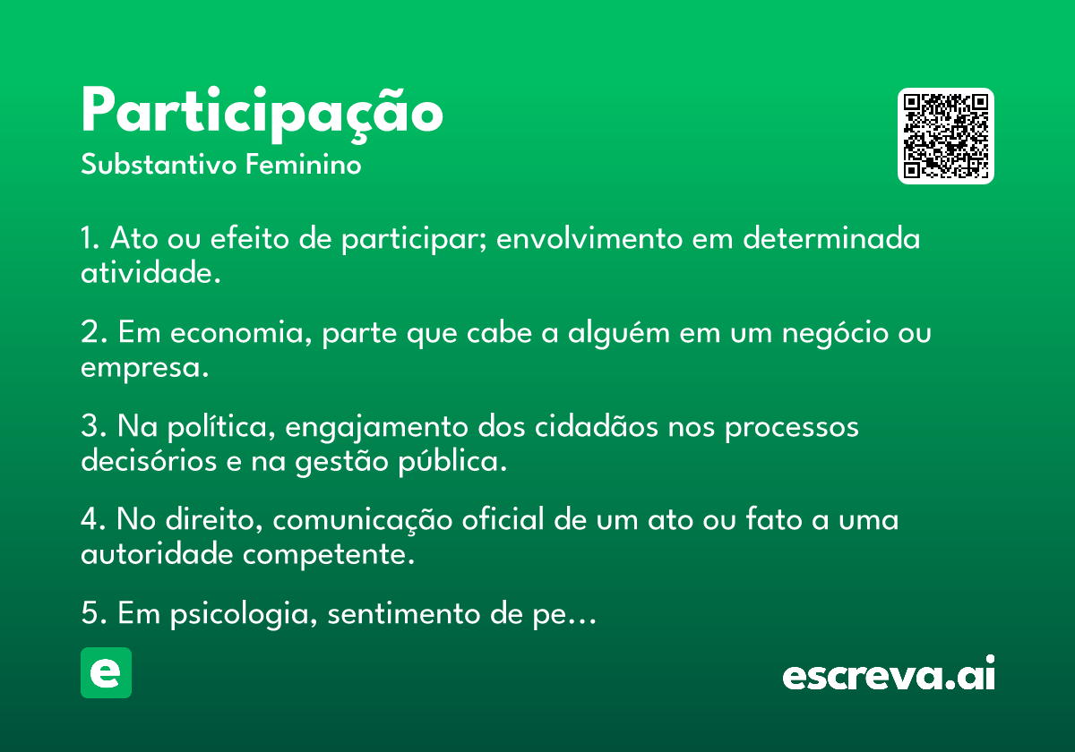 participação