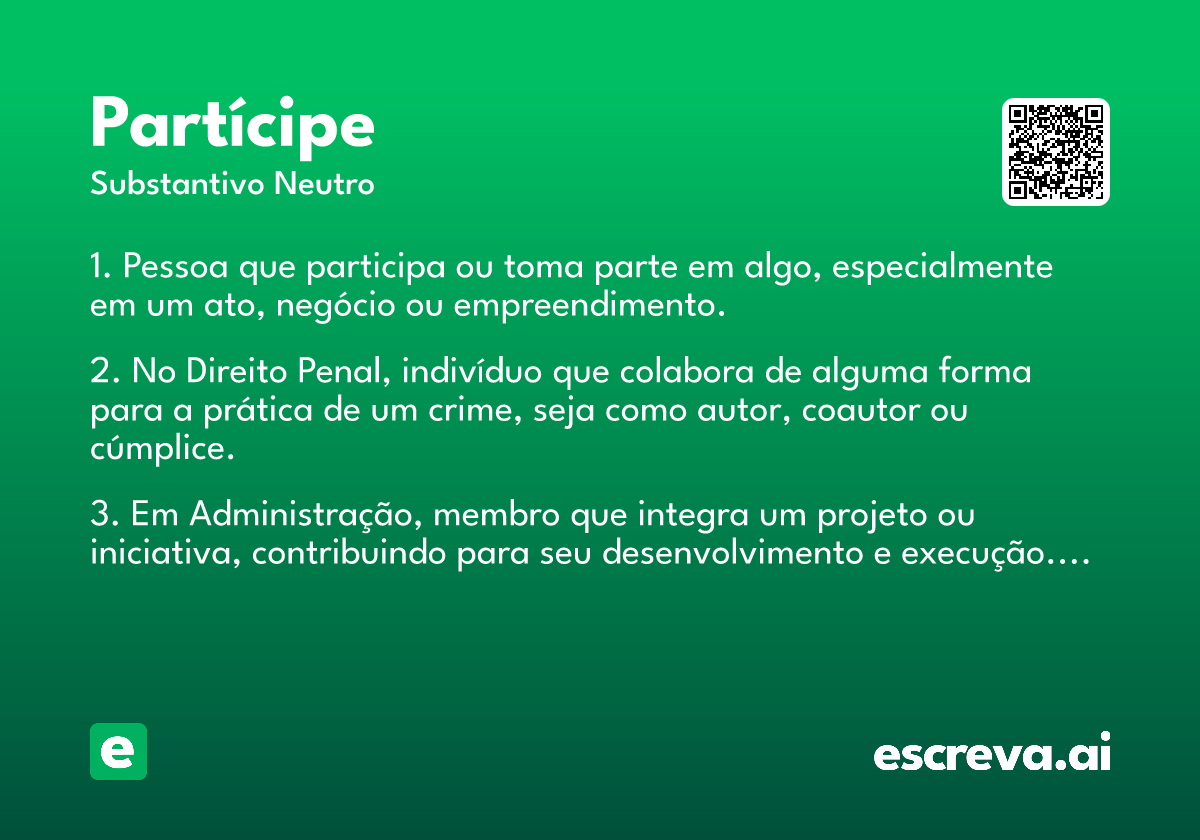partícipe