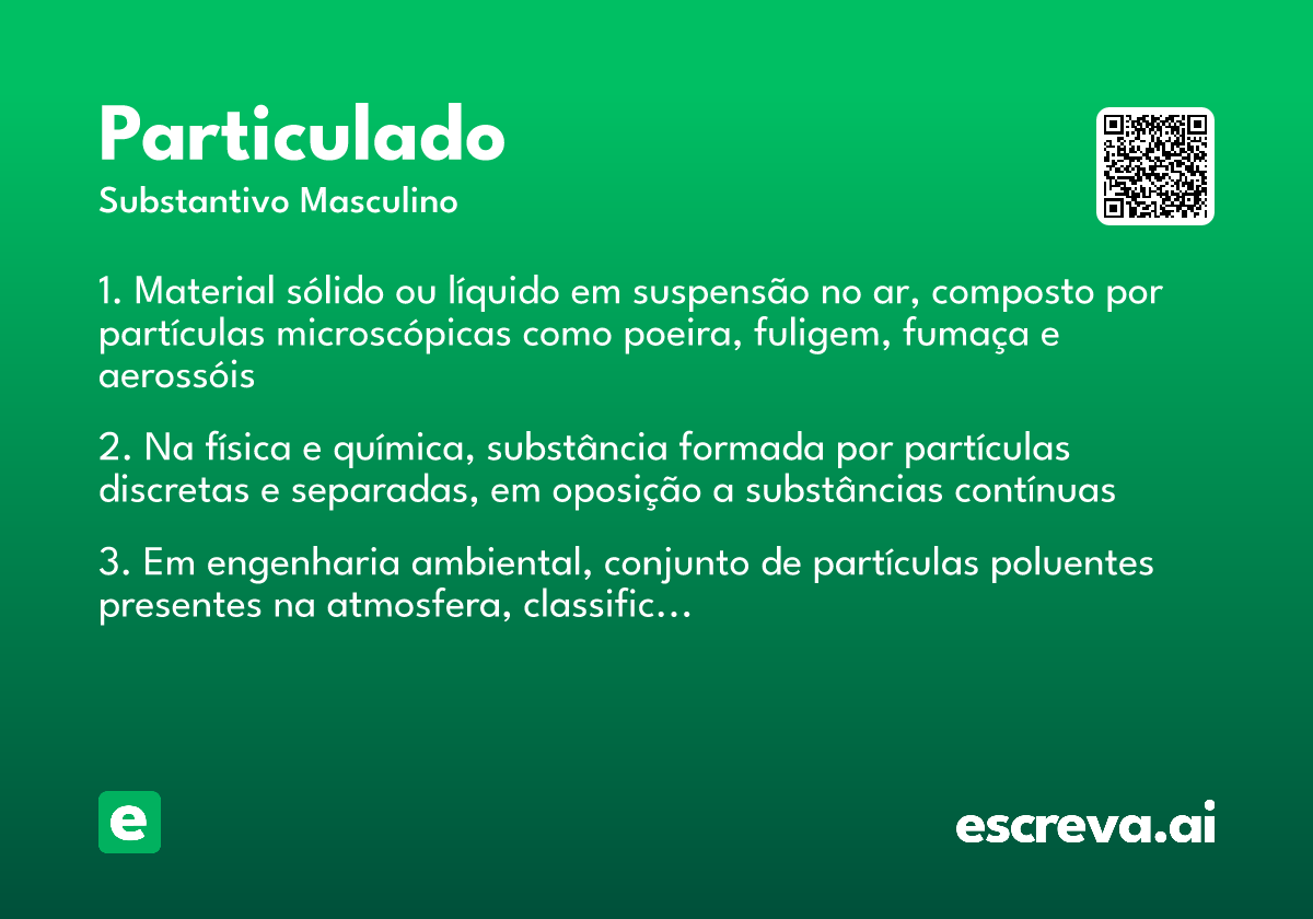 particulado