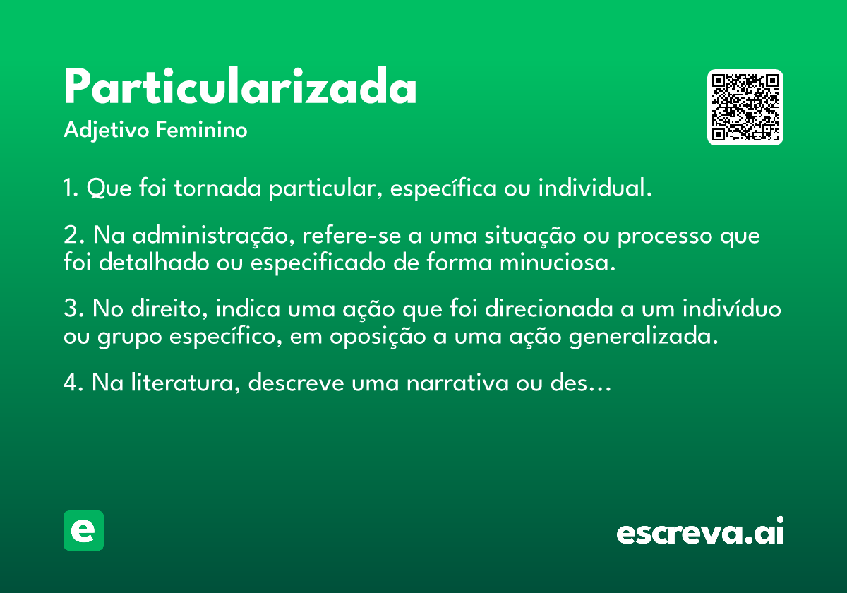 particularizada
