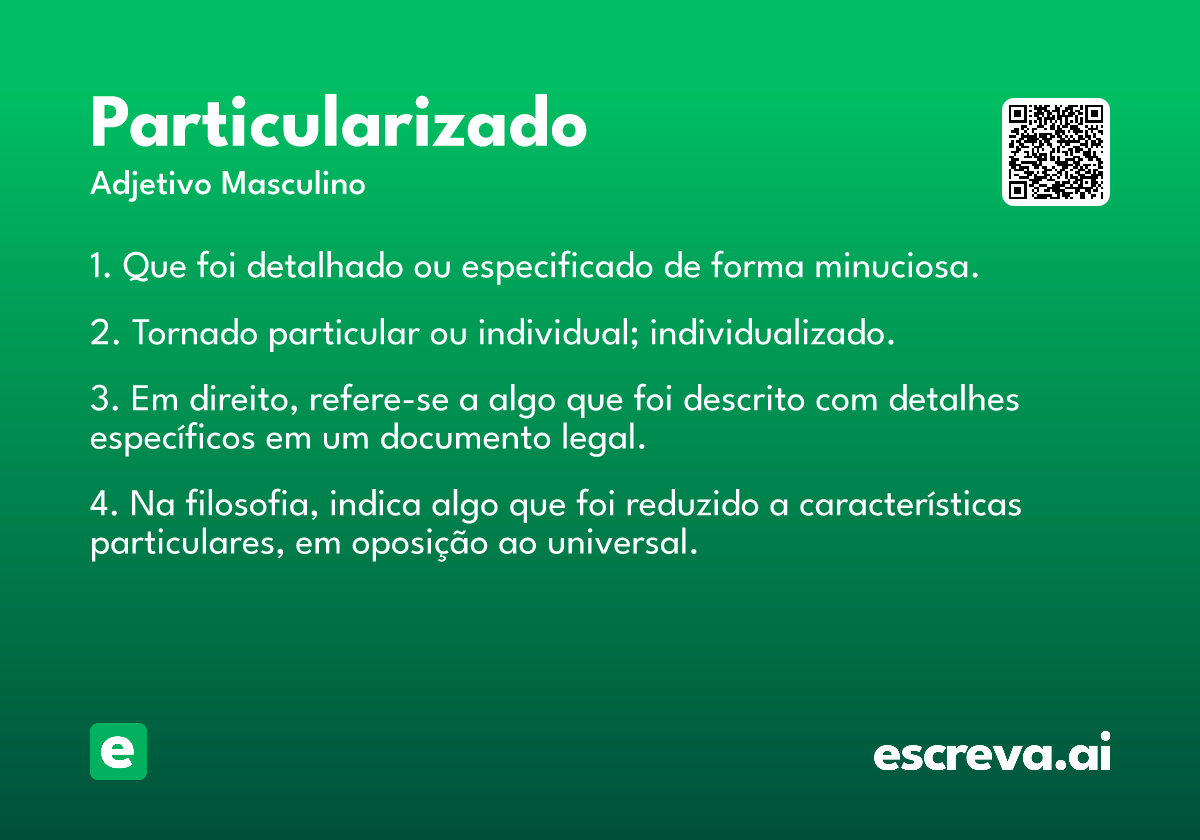 particularizado