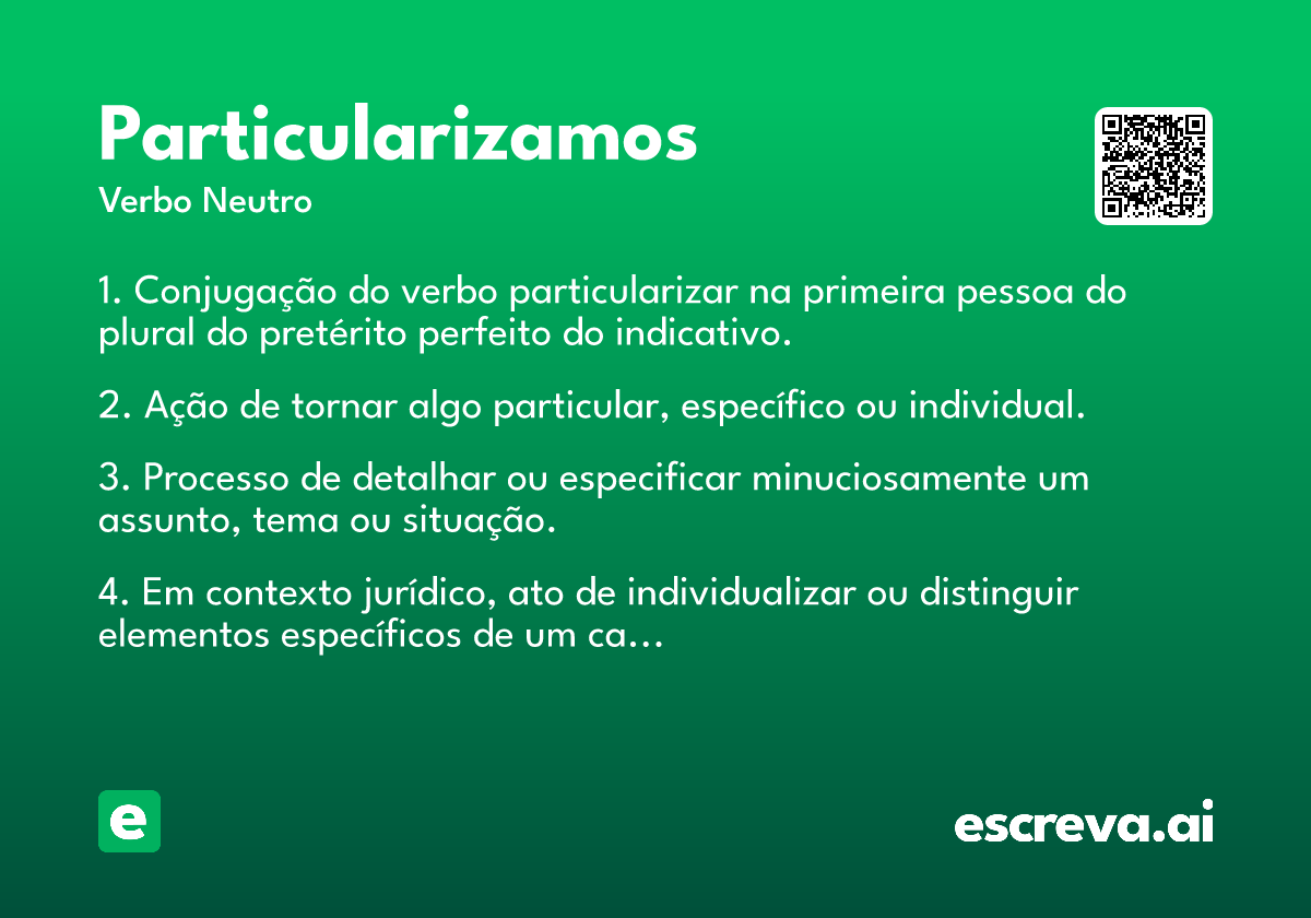 particularizamos