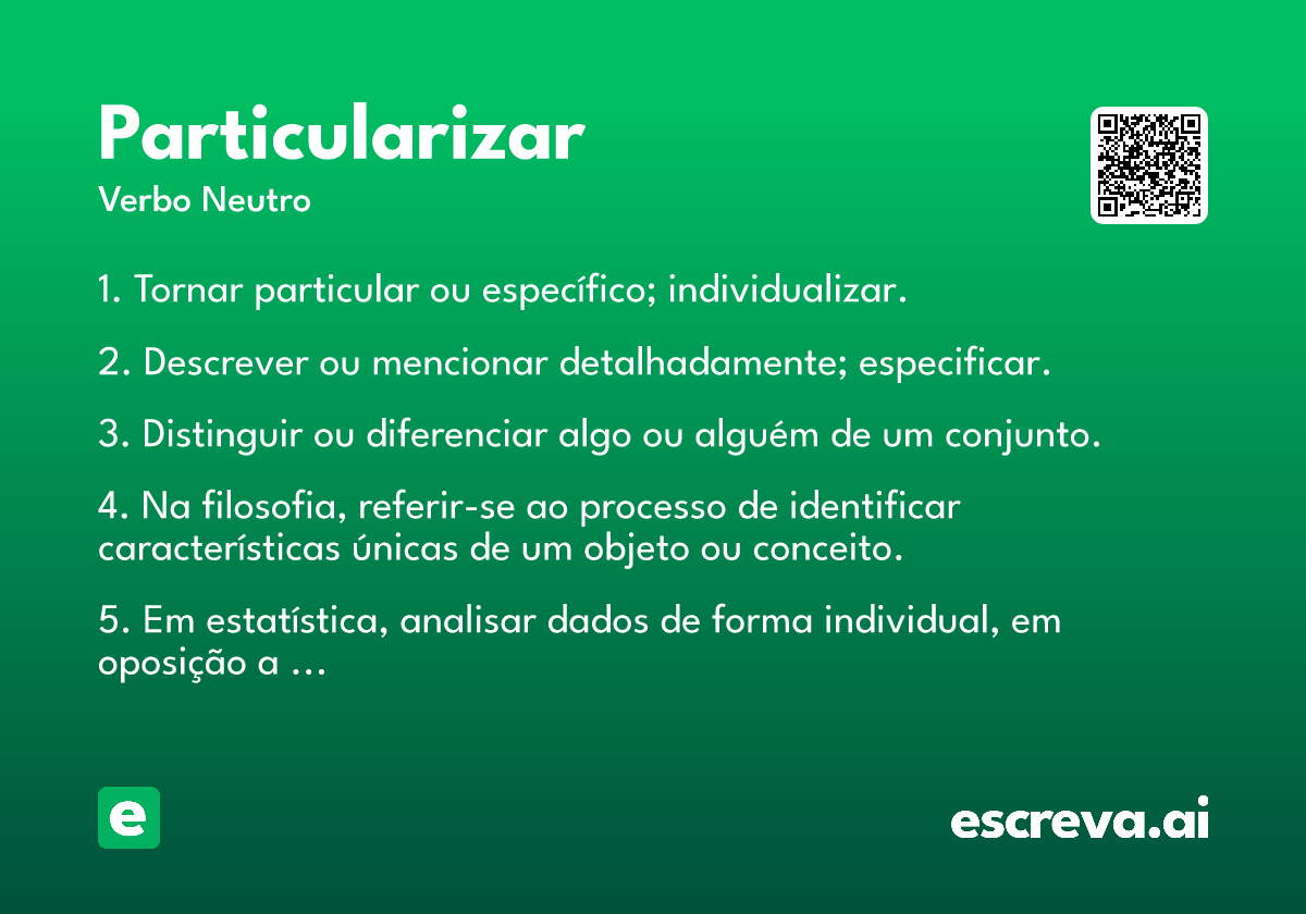 particularizar