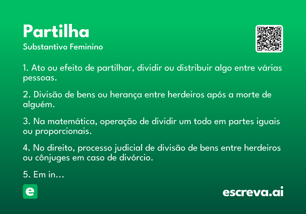 partilha