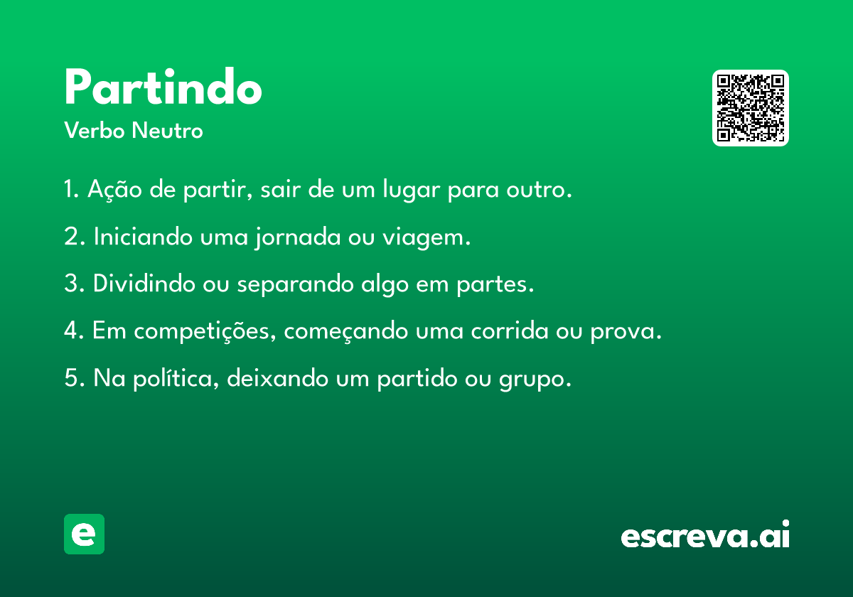 partindo