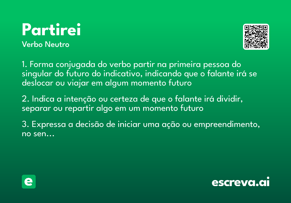 partirei