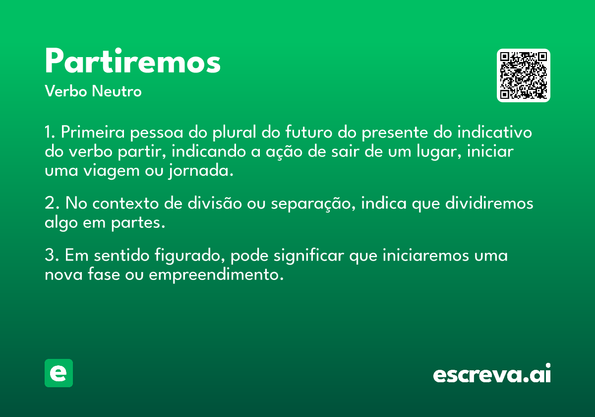 partiremos