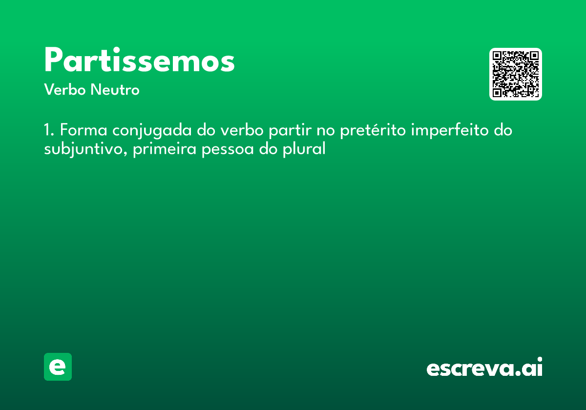 partissemos