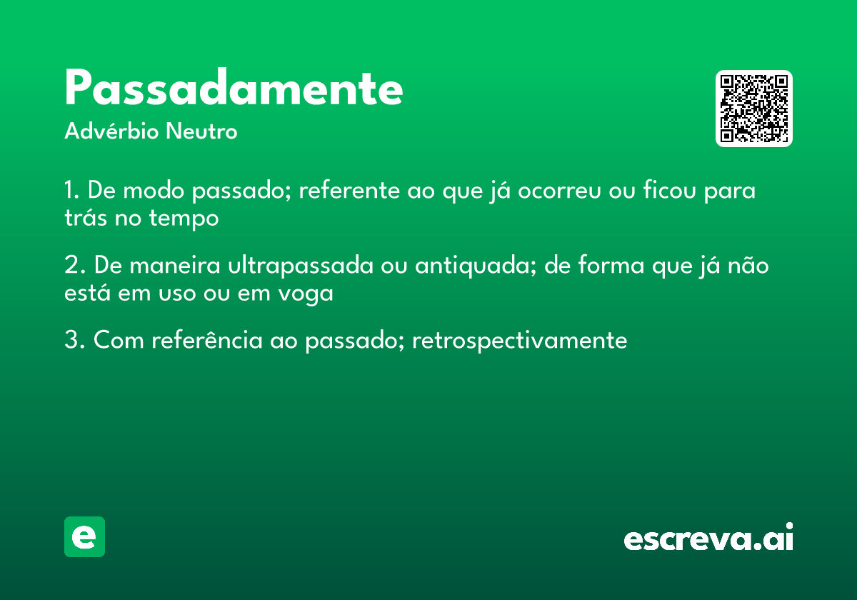 passadamente