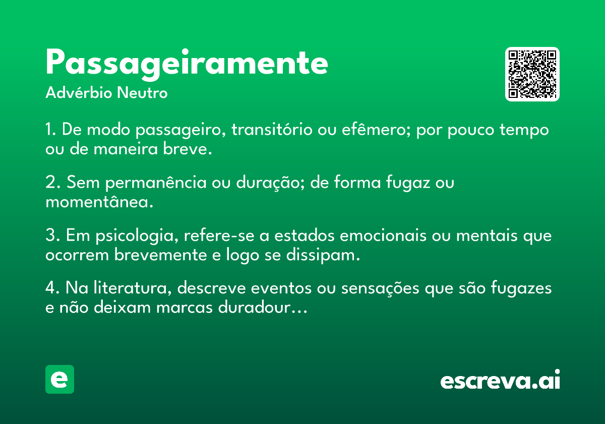 passageiramente