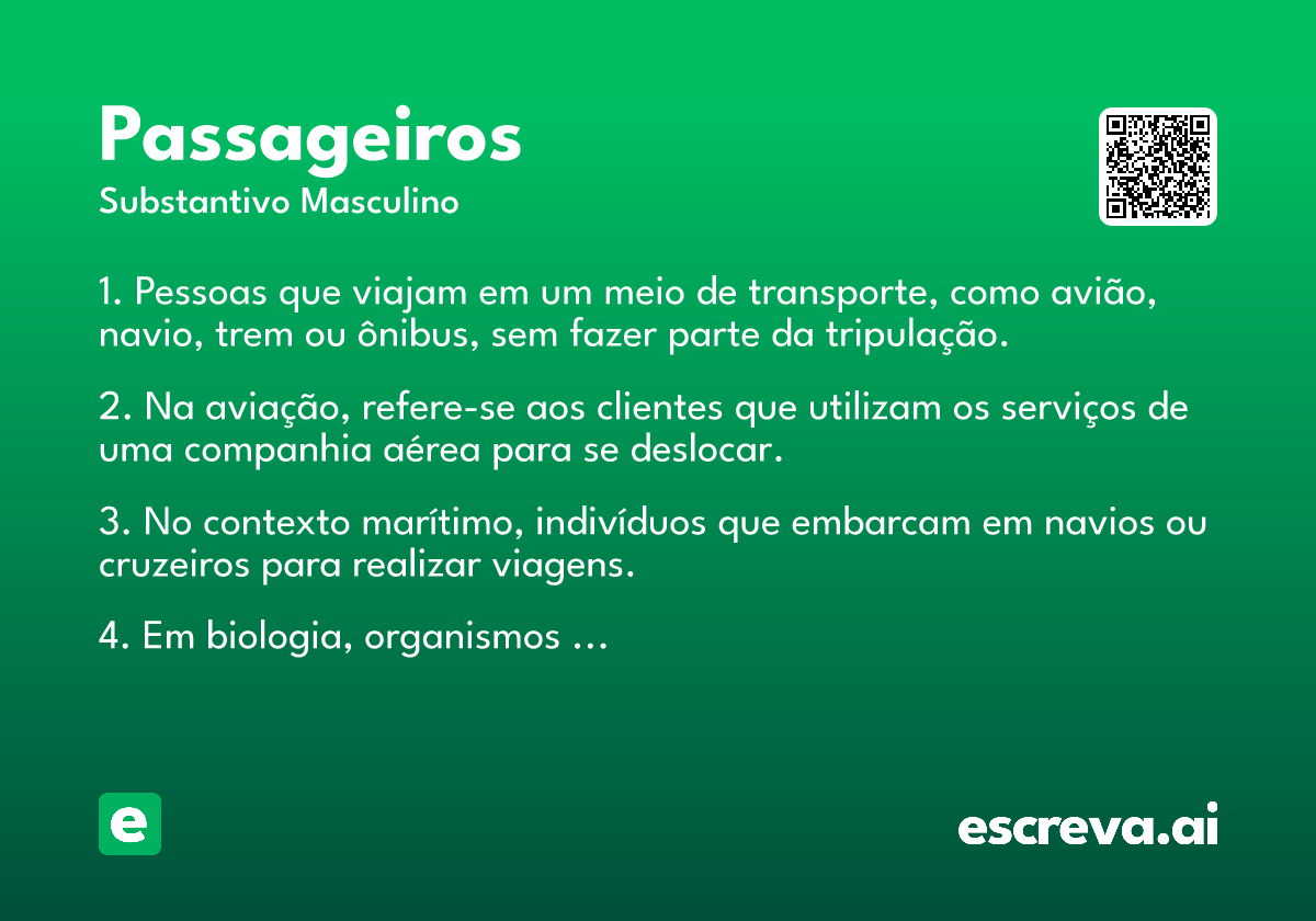 passageiros
