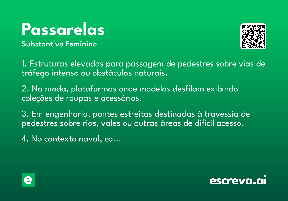 passarelas