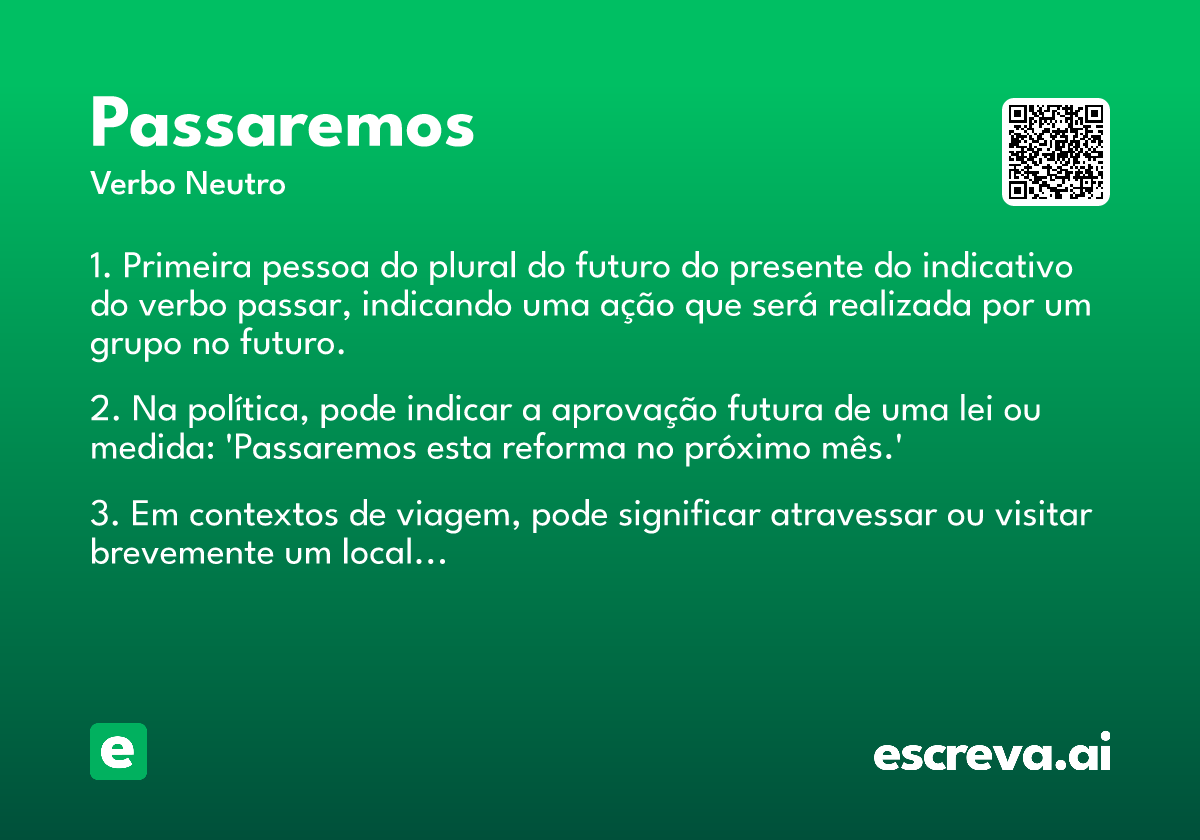 passaremos