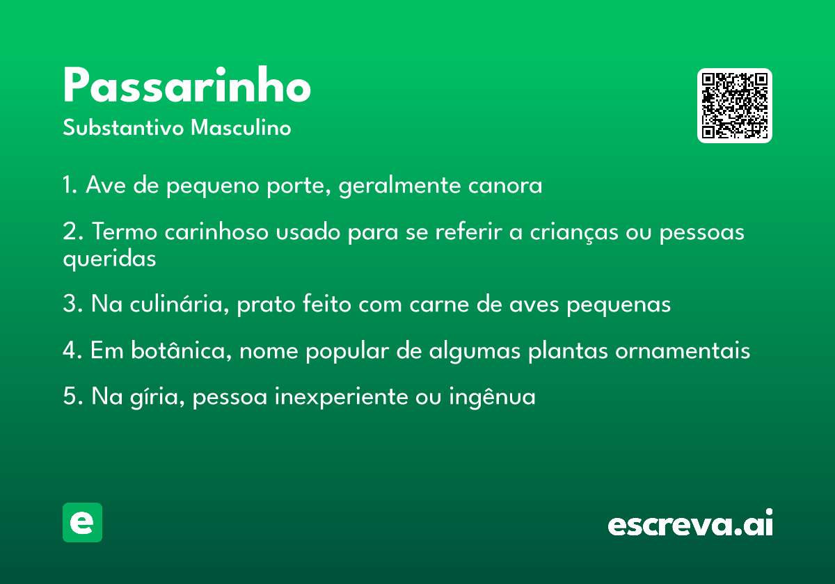 passarinho
