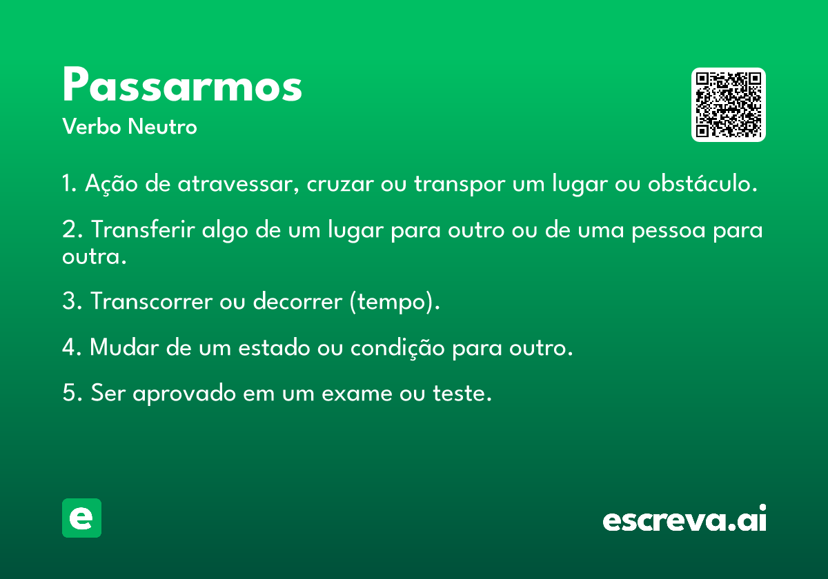 passarmos