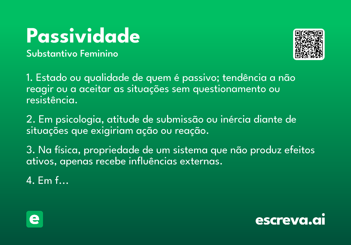 passividade