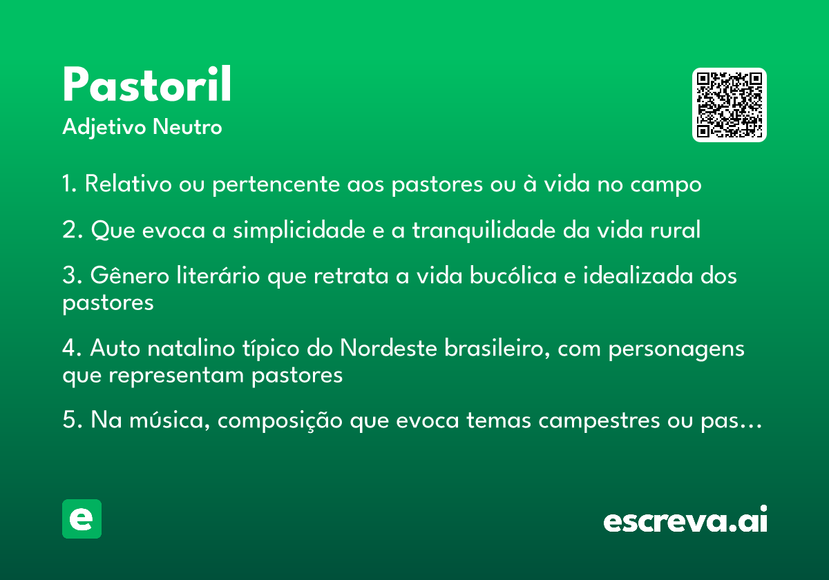 pastoril