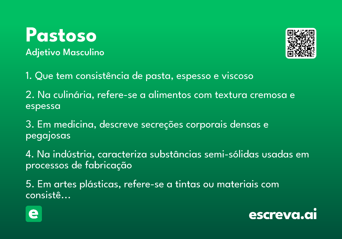 pastoso