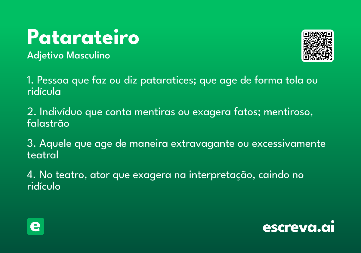 patarateiro