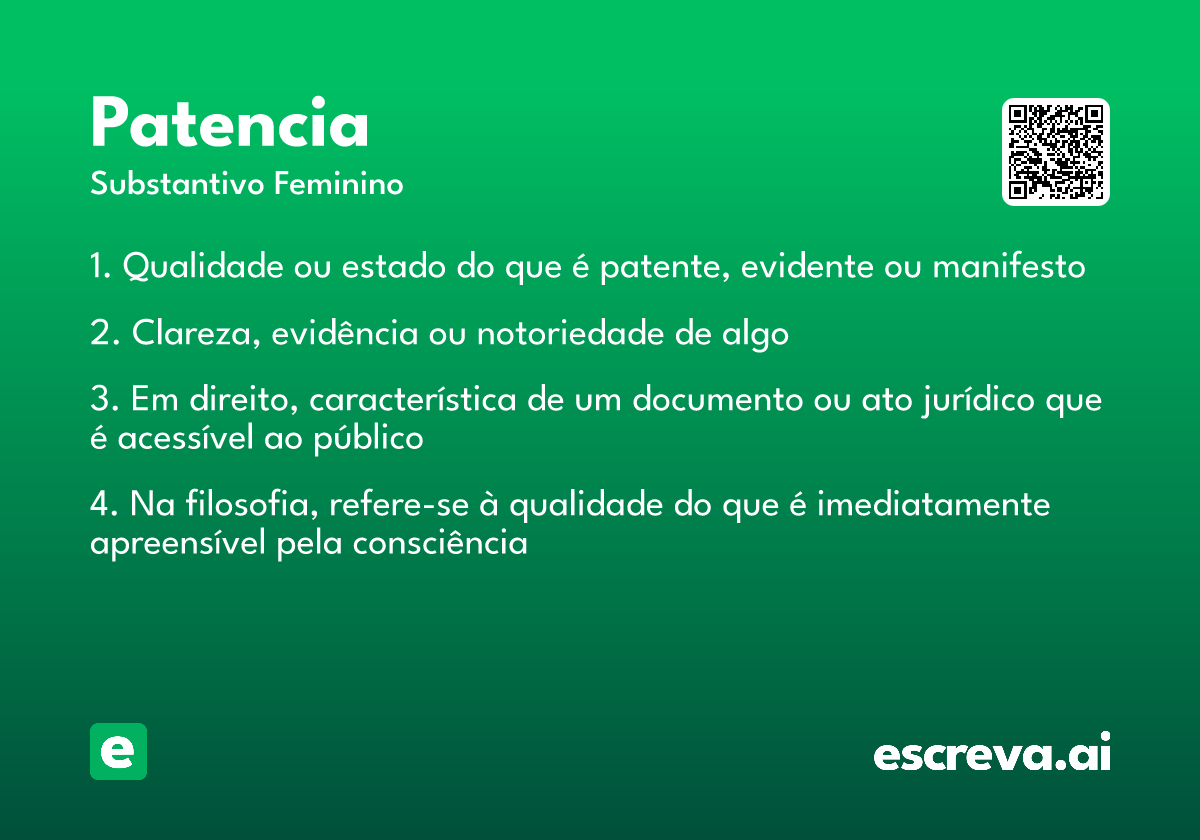 patencia