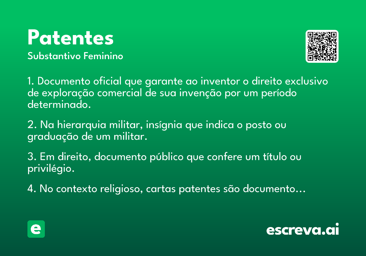 patentes