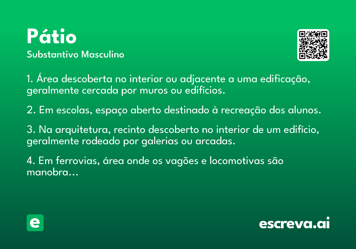 pátio