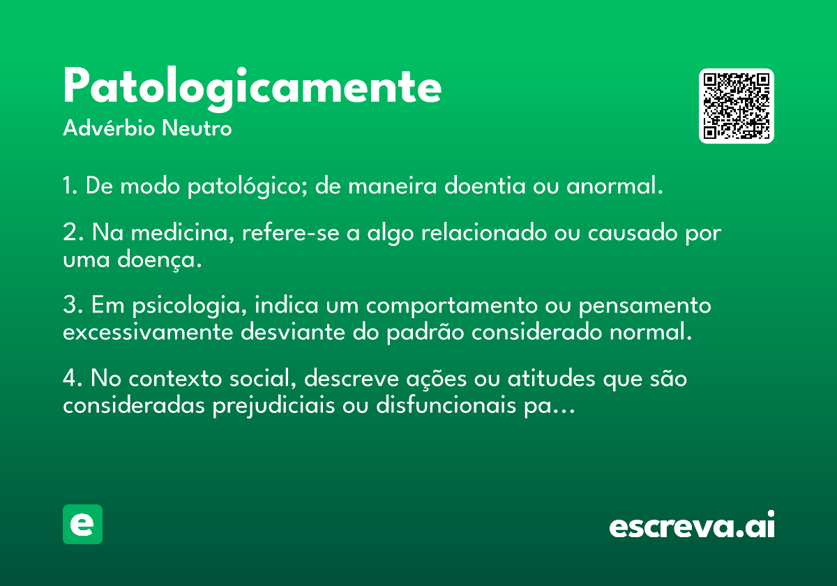 patologicamente