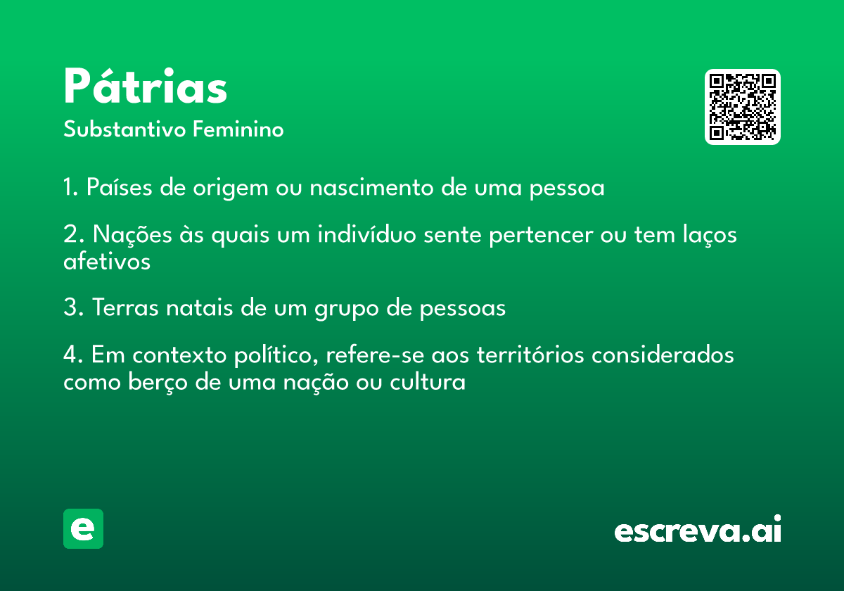 pátrias