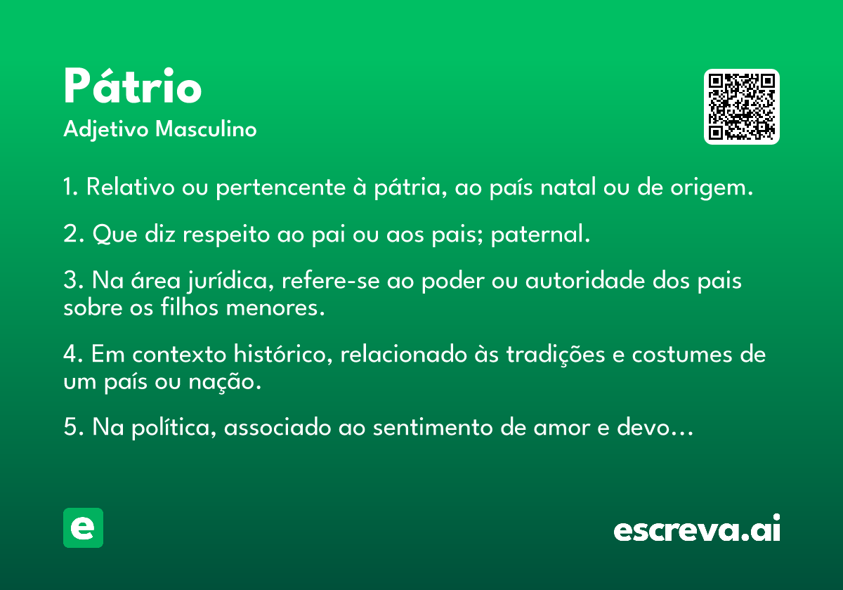 pátrio