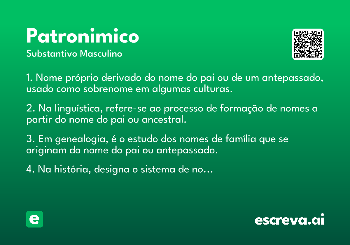 patronimico