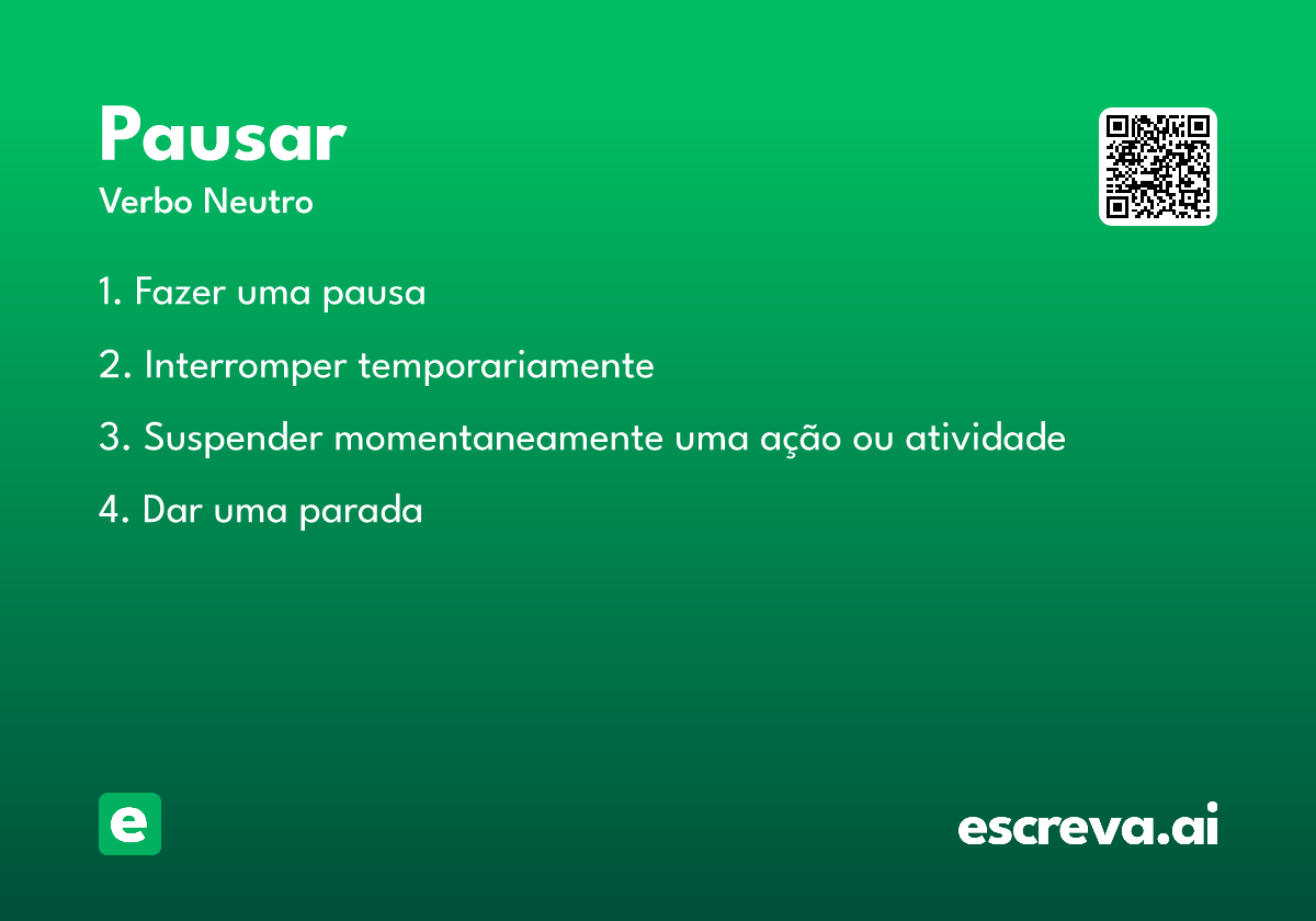 pausar