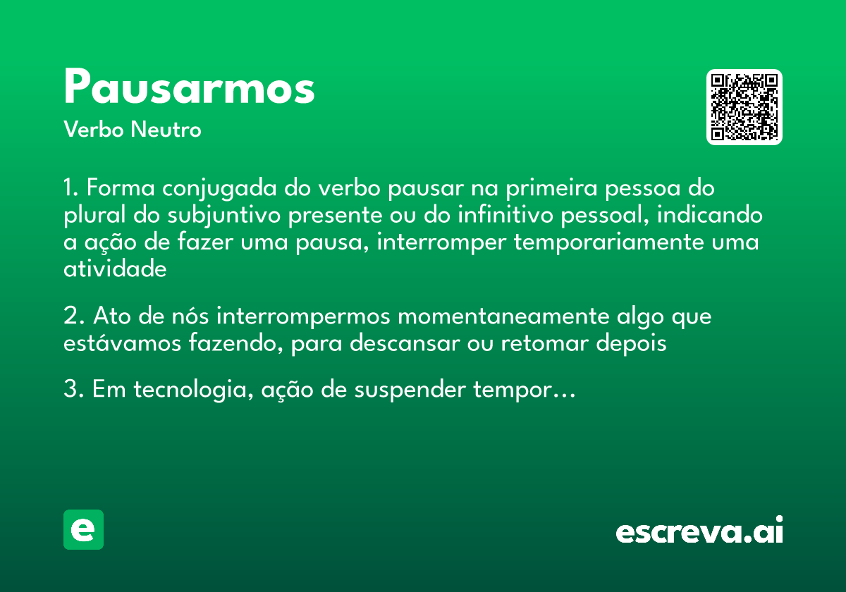pausarmos