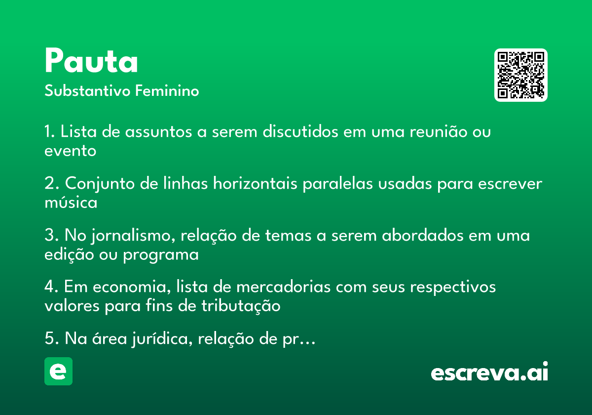 pauta